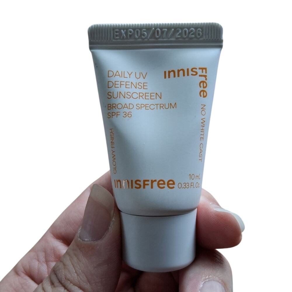 NEW Innisfree Daily UV Defense Sunscreen Broad Spectrum SPF 36 .33 Fl Oz
